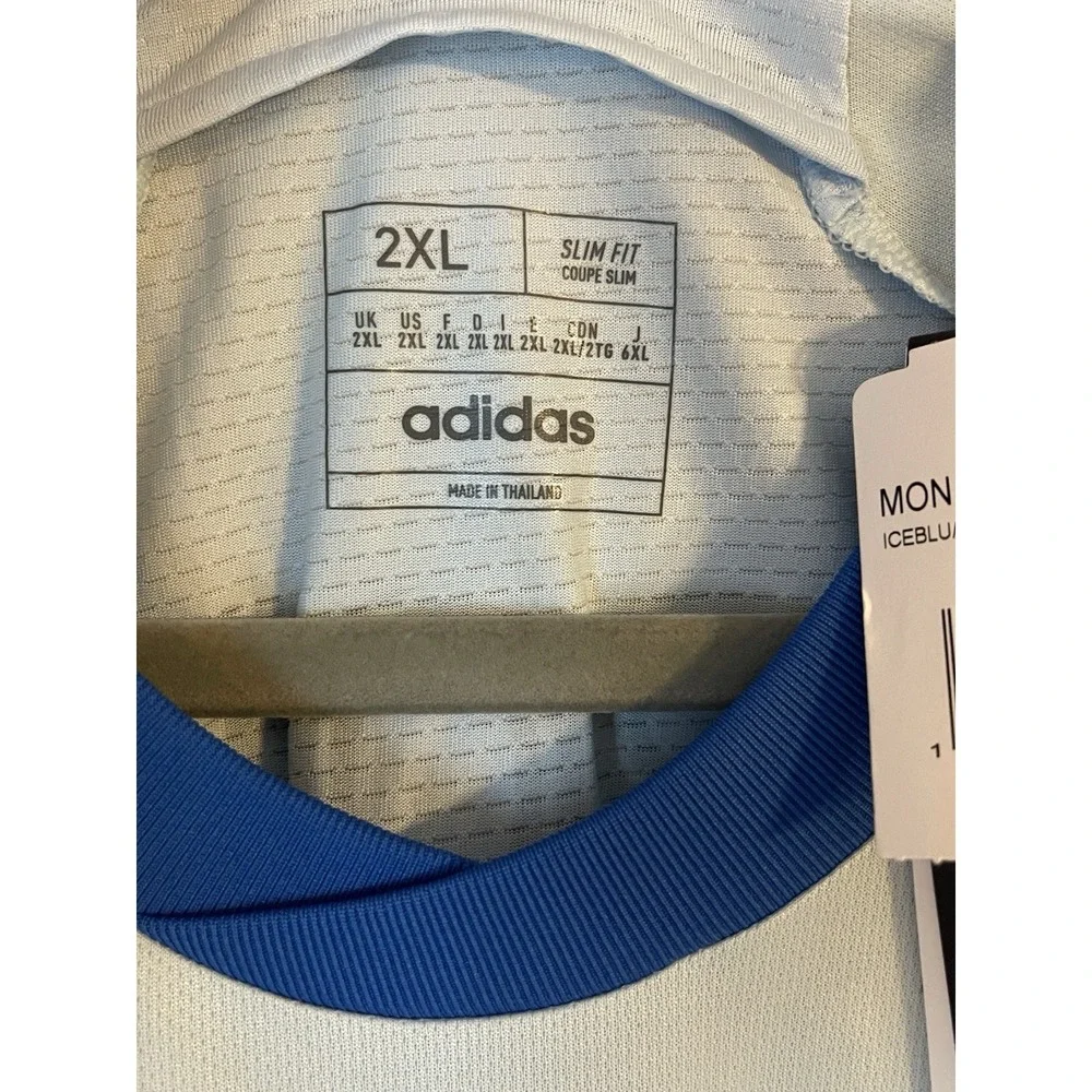 Men's 2XL NWT CF Montreal Kwadwo Opoku #7 Adidas 2024 Light Blue Jersey